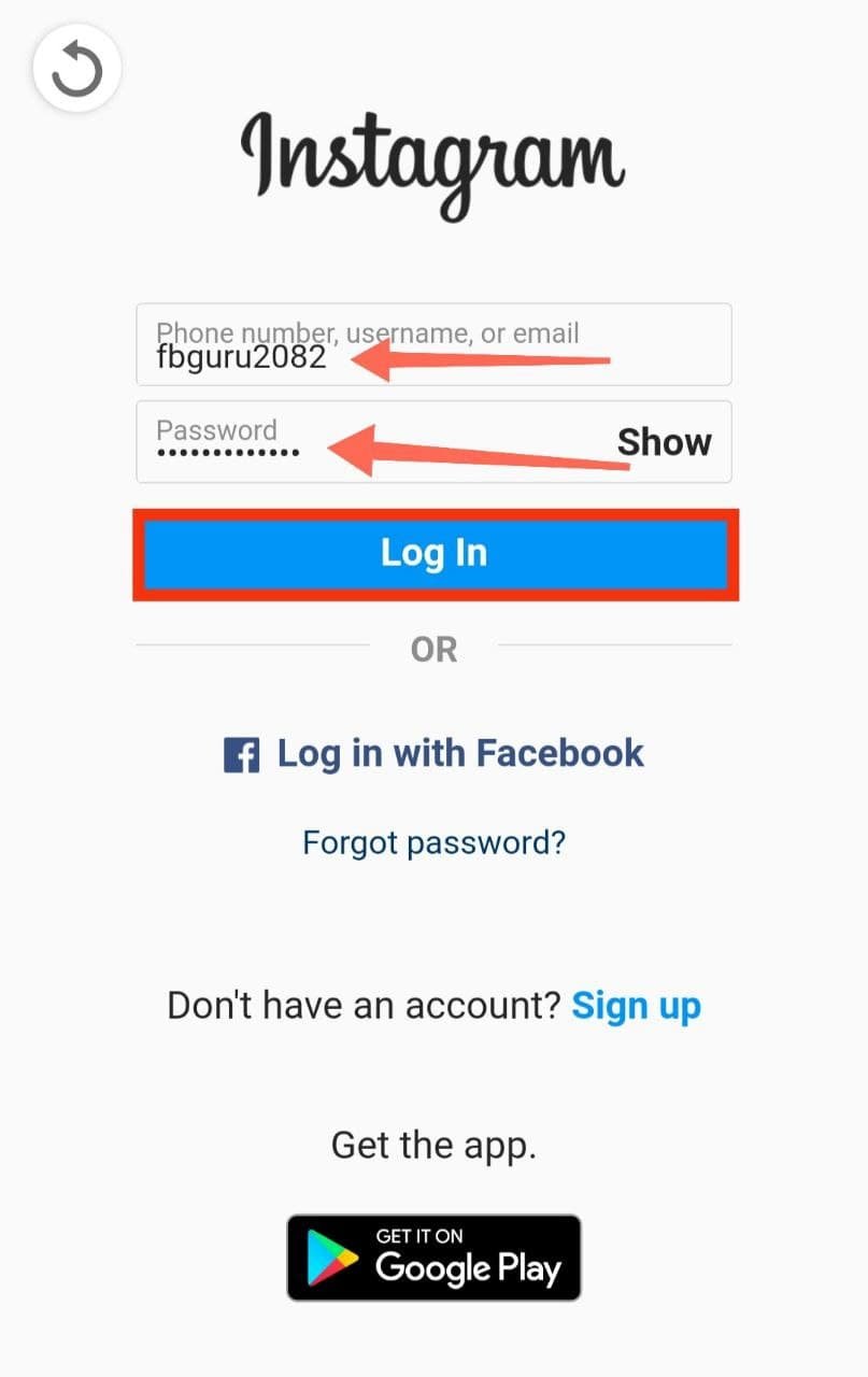 Login Your Account InTo This App